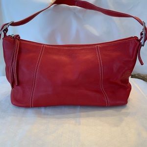 EUC Tignanello red leather small purse